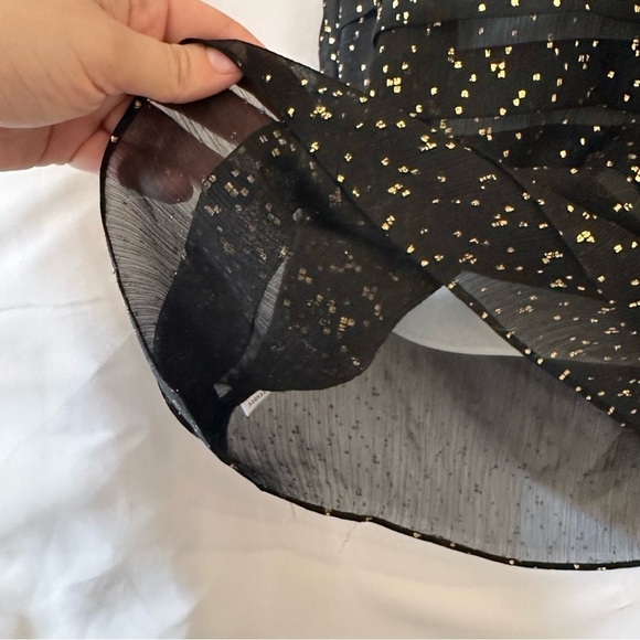 LOFT Gold Speckled Semi Sheer Dressy Tank - Picture 4 of 6